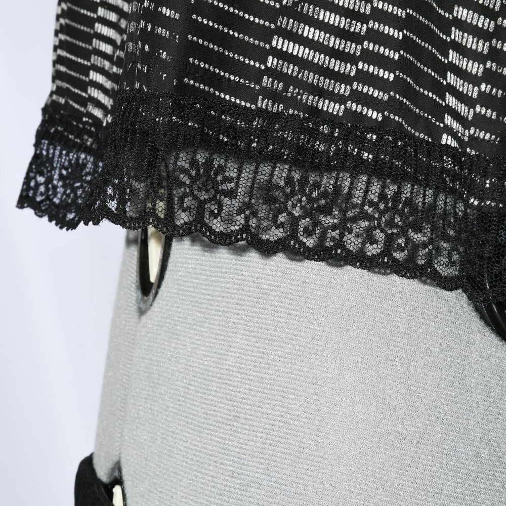 Silence + Noise Graphic Tee Lace trim - Picture 4 of 4